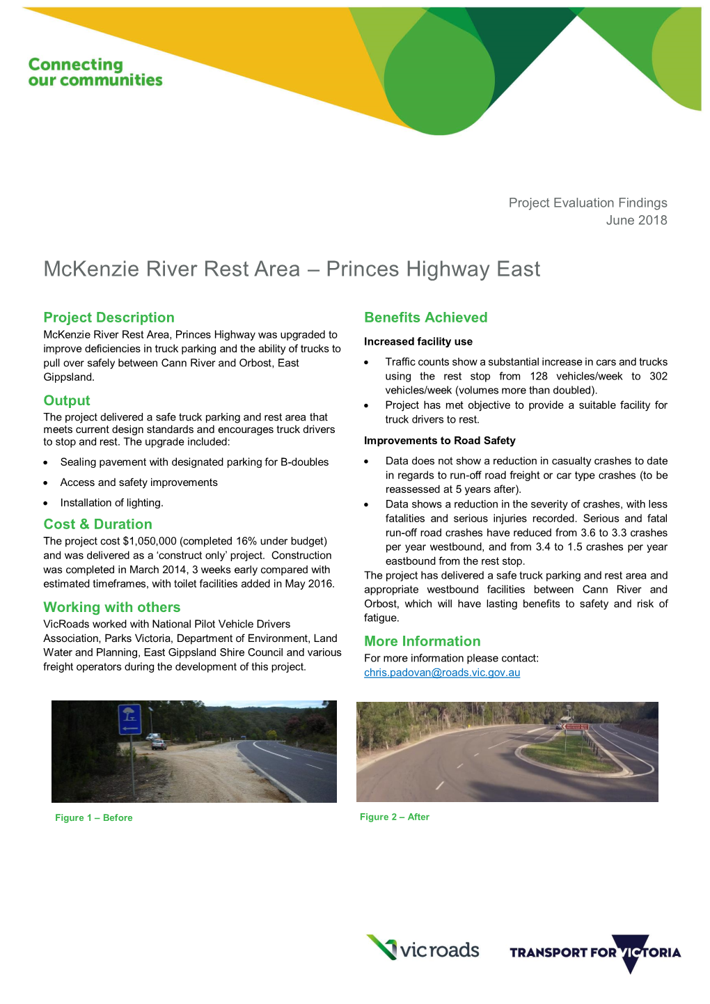 Mckenzie River Rest Area – Princes Highway East