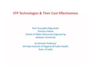 STP Technologies & Their Cost Effectiveness