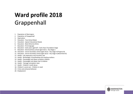 Ward Profile 2018 Grappenhall