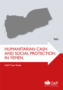 Humanitarian Cash and Social Protection in Yemen