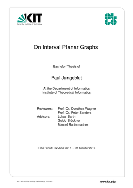 On Interval Planar Graphs