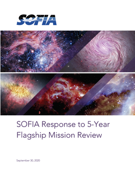 SOFIA Response to the Flagship Mission Review