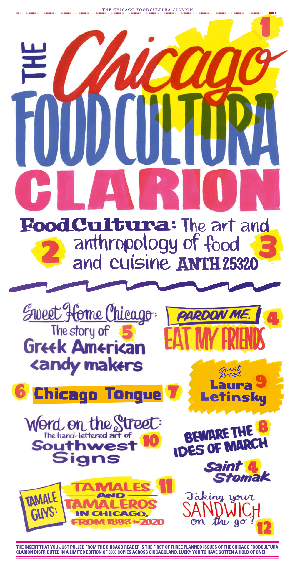 The Chicago Foodcultura Clarion