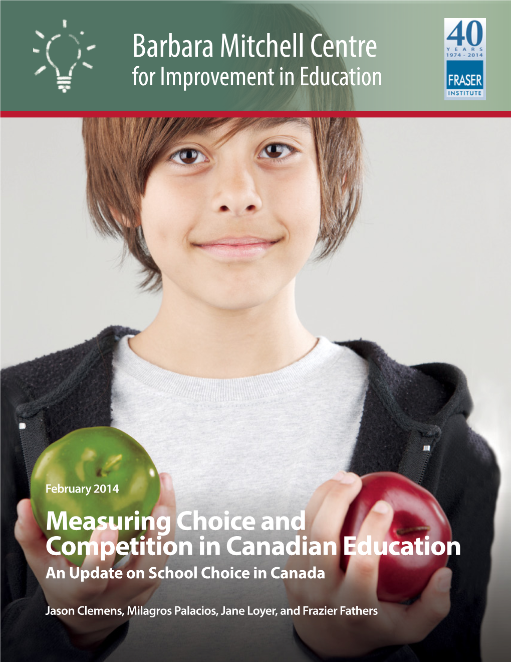 Measuring Choice and Competition in Canadian Education an Update on School Choice in Canada