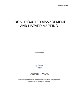 Local Disaster Management and Hazard Mapping