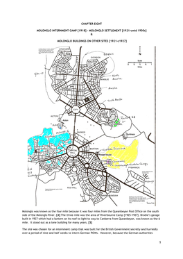 [1921-Cmid 1950S] & MOLONGLO BUILDINGS on OTHER SITES