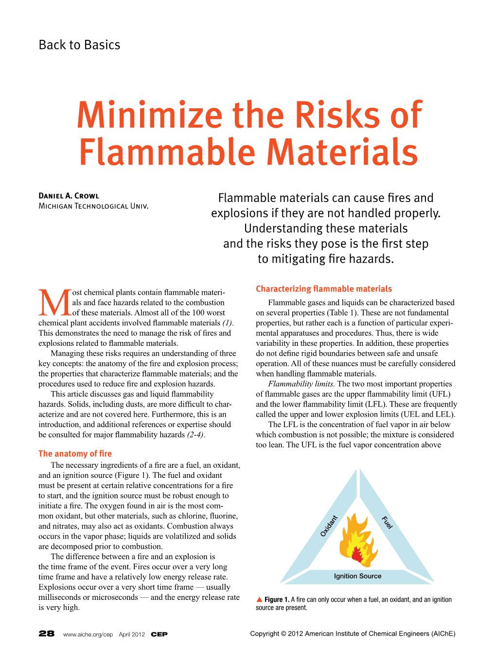 Minimize the Risks of Flammable Materials