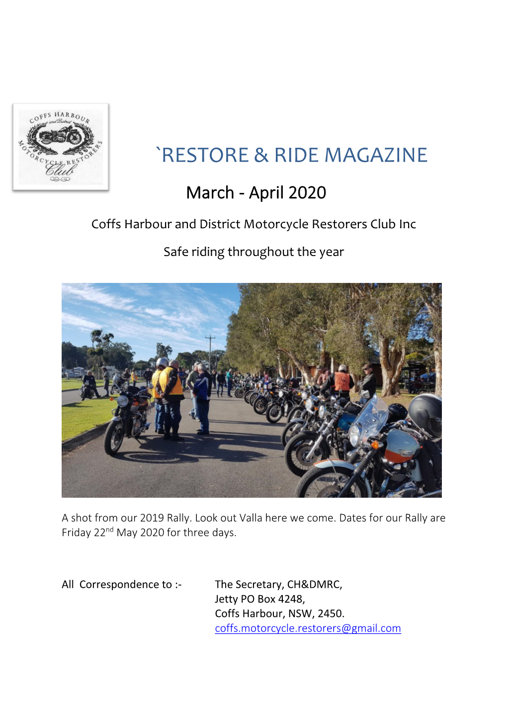 `Restore & Ride Magazine