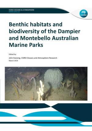 Benthic Habitats and Biodiversity of the Dampier and Montebello Australian Marine Parks