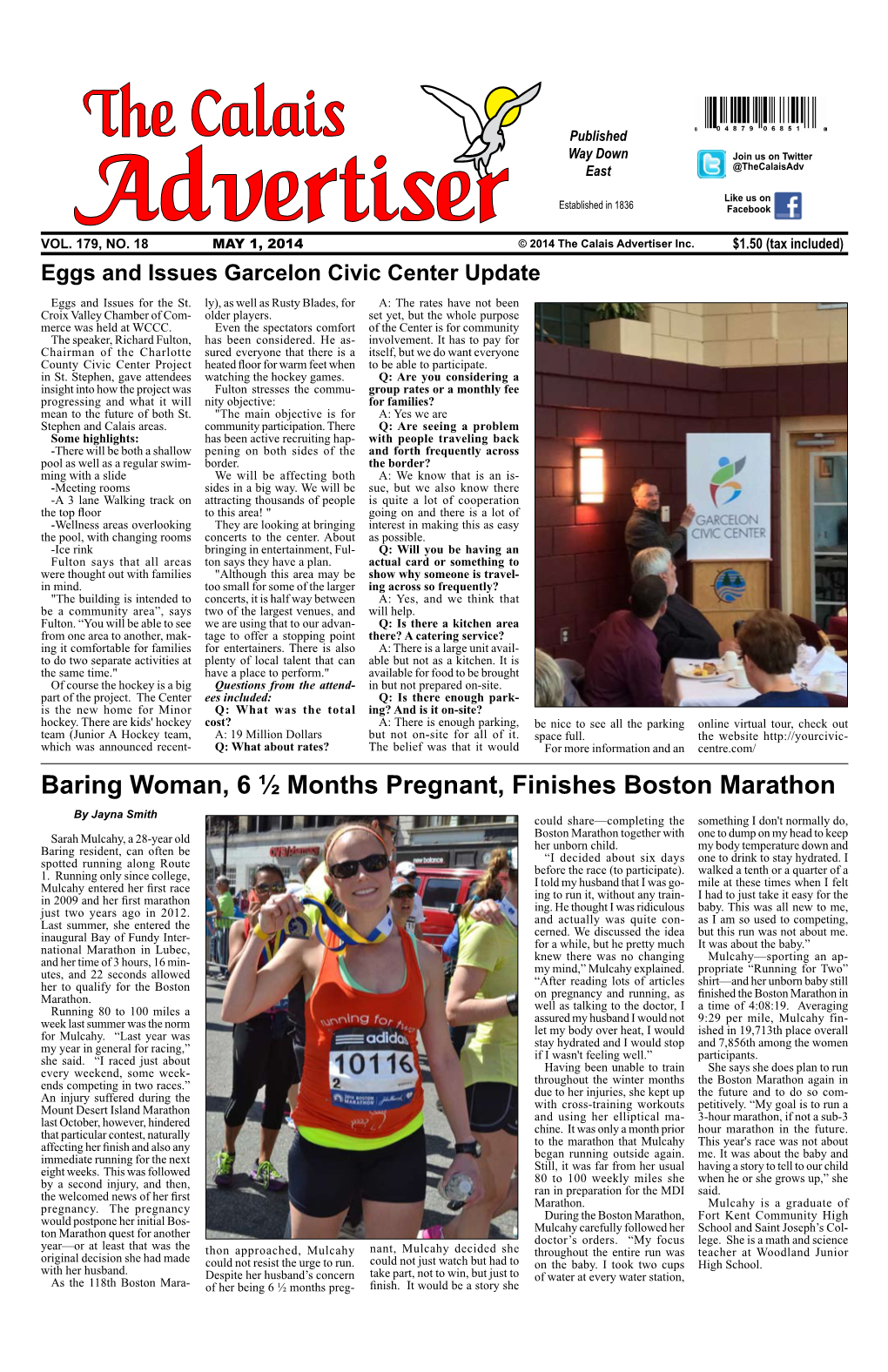 Baring Woman, 6 ½ Months Pregnant, Finishes Boston Marathon
