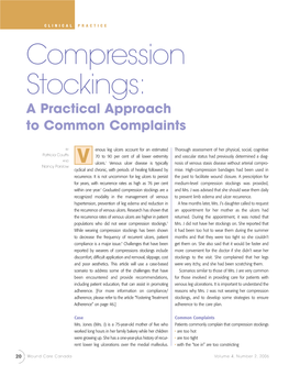 Compression Stockings: a Practical Approach to Common Complaints