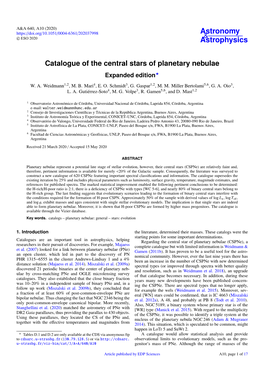Catalogue of the Central Stars of Planetary Nebulae Expanded Edition?