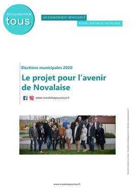 Le Projet Pour L'avenir De Novalaise