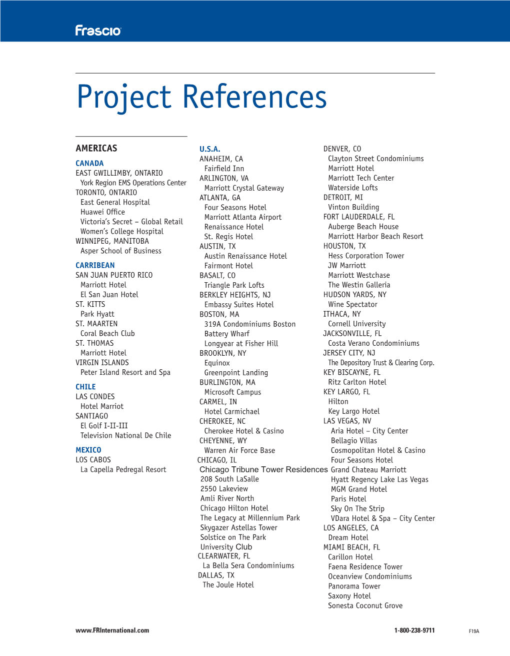 Project References