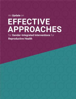 Report. an Update on Effective Approaches for Gender-Integrated