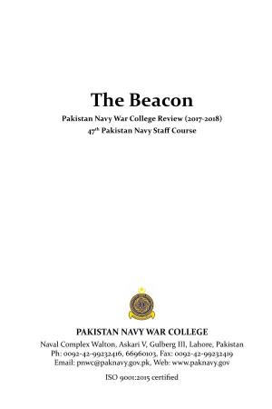 "The Beacon" by 47Th Pakistan Navy Staff Course