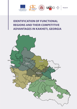 Identification of Functional Regions and Their Competitive Advantages in Kakheti, Georgia