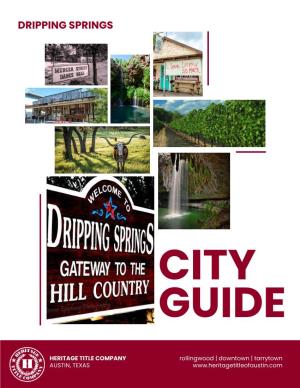 Dripping Springs City Guide