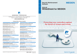 MB65-3102 Security Reinforcement Software Ahnlab Whiteshield For