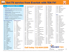 Get TV Service from Evertek with TEK-TV! from Evertek