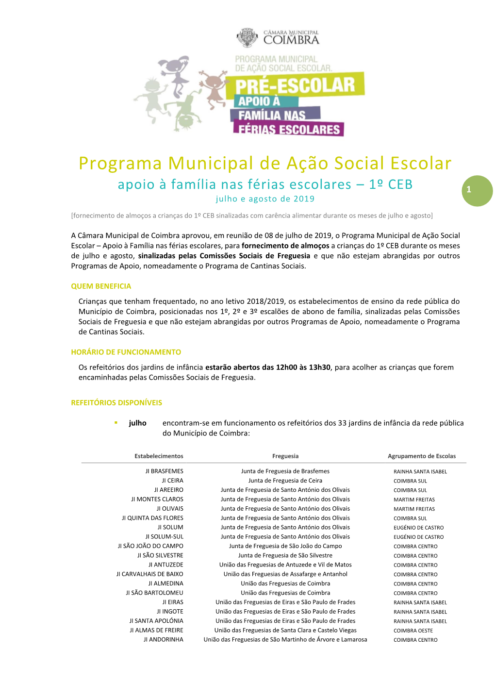 Programa Municipal De Ação Social Escolar