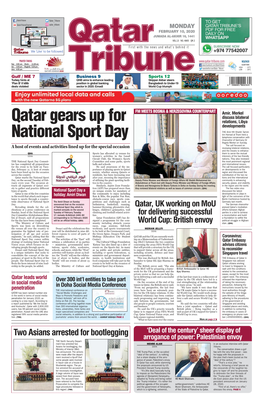 Qatar Gears up for National Sport