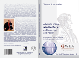 Martin Bucer Seminar) Vol 30