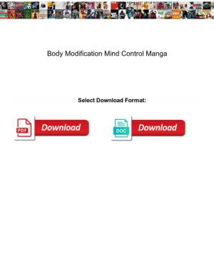 Body Modification Mind Control Manga