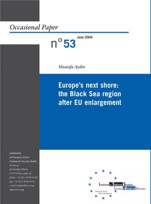 The Black Sea Region After EU Enlargement Occasional Paper