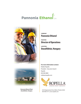 Pannonia Ethanol