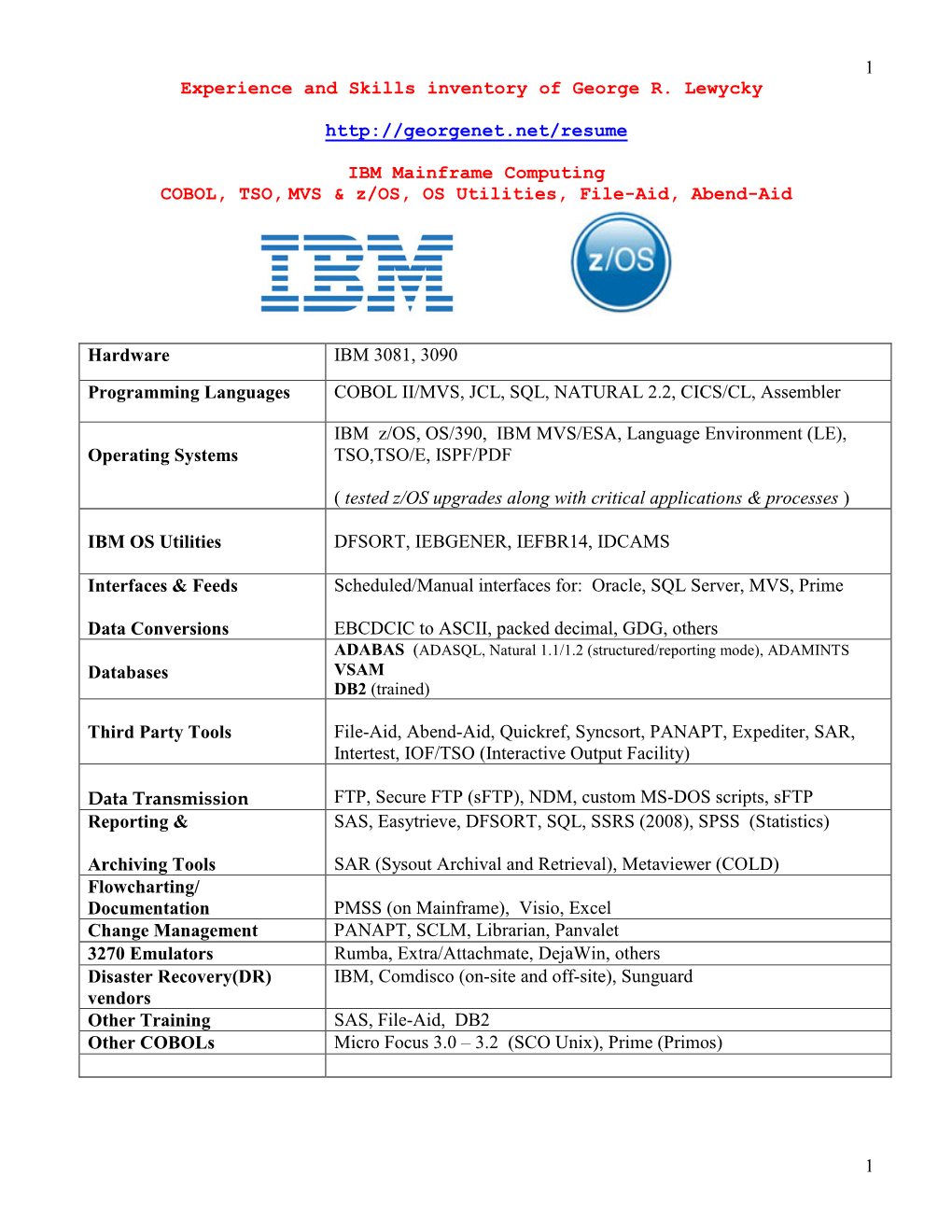 COBOL & IBM Mainframe (PDF)