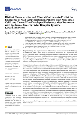 Distinct Characteristics and Clinical Outcomes to Predict the Emergence