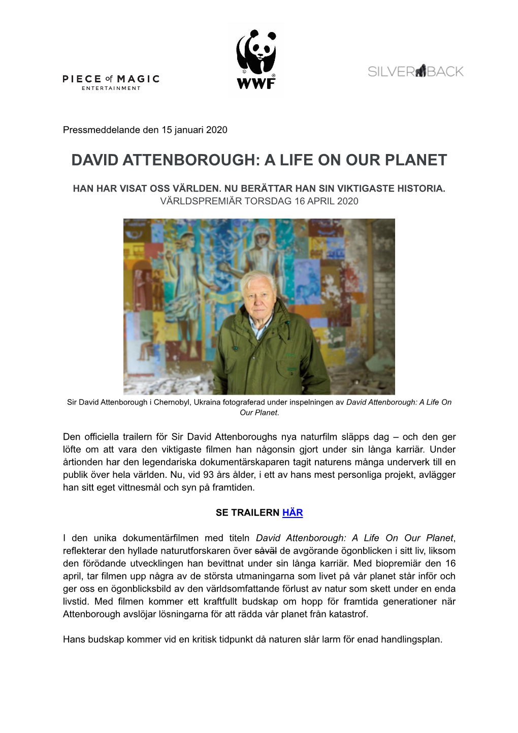 David Attenborough: a Life on Our Planet