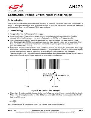 AN279: Estimating Period Jitter from Phase Noise