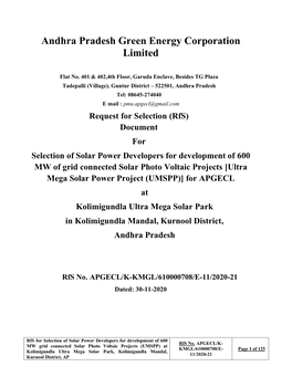 Andhra Pradesh Green Energy Corporation Limited