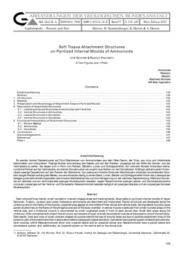 ABHANDLUNGEN DER GEOLOGISCHEN BUNDESANSTALT Abh