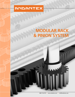 Modular Rack & Pinion System