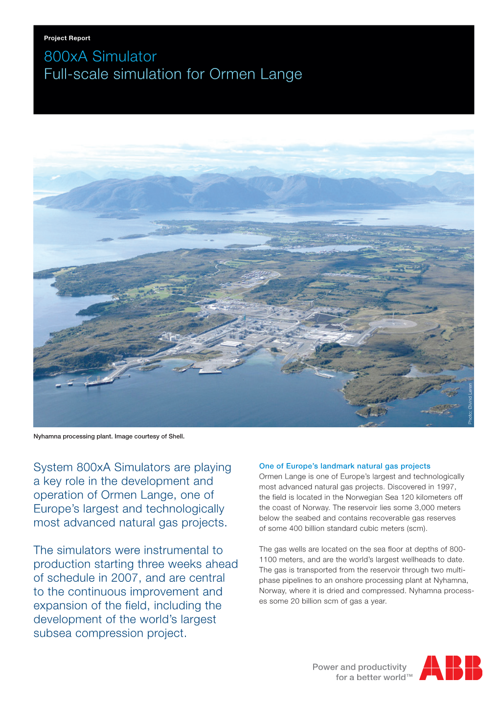 035092 Project Report Full-Scale Simulation Ormen Lange.Indd