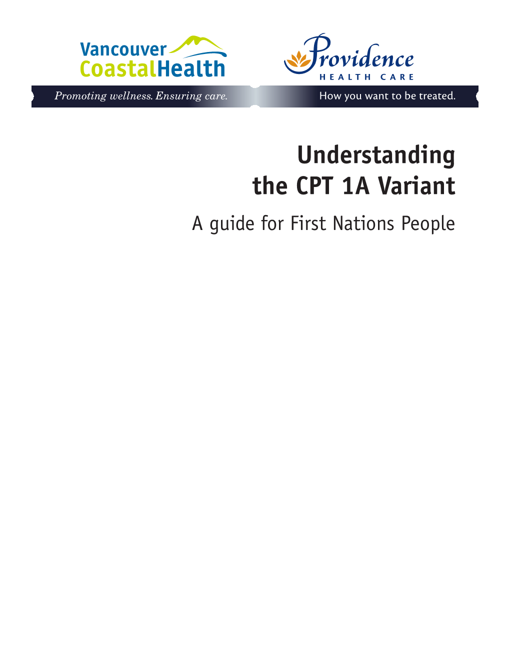 Understanding CPT 1A Deficiency