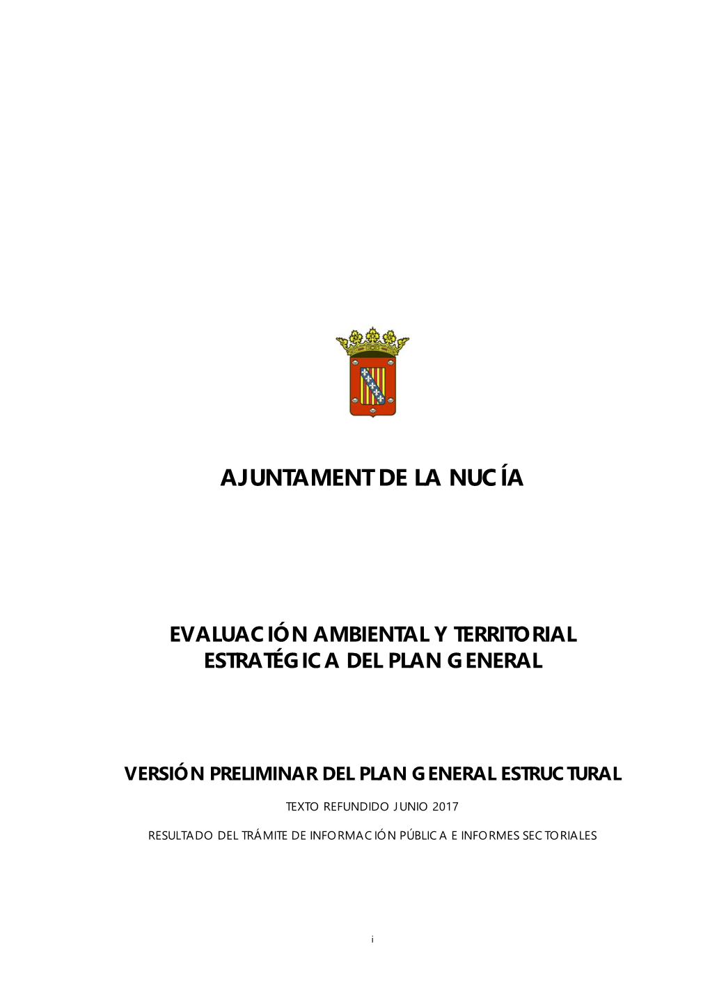 Versión Preliminar Del Plan General Estructural