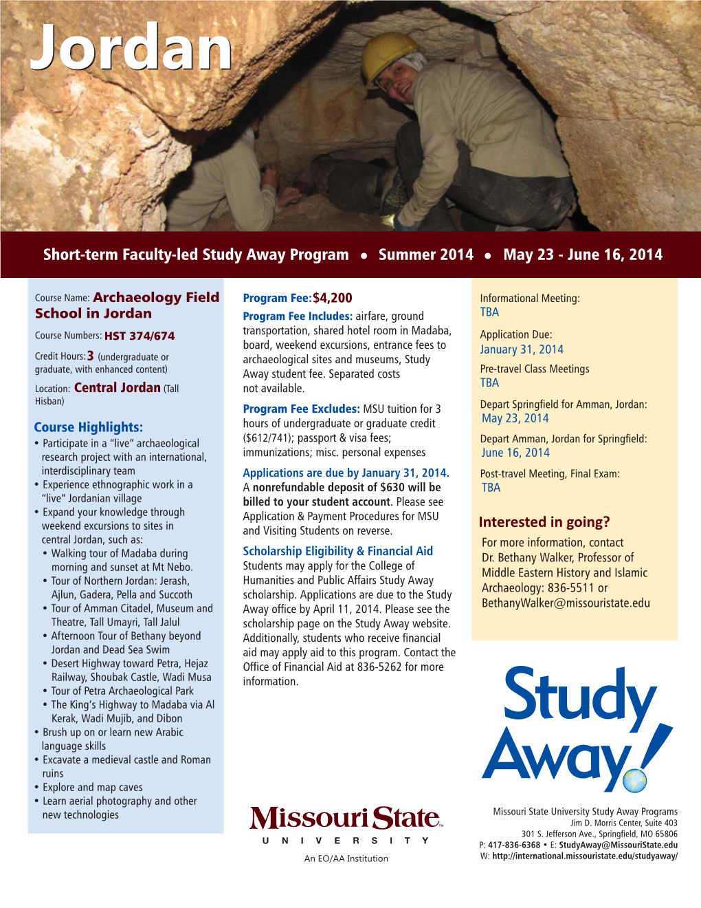 Archaeology Field School in Jordan