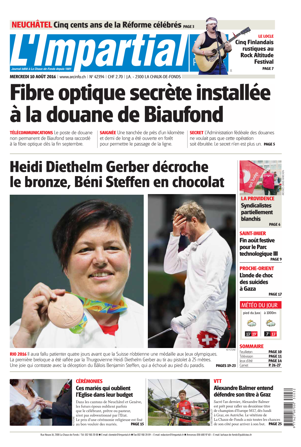 Heidi Diethelm Gerber Décroche Le Bronze, Béni Steffen En Chocolat