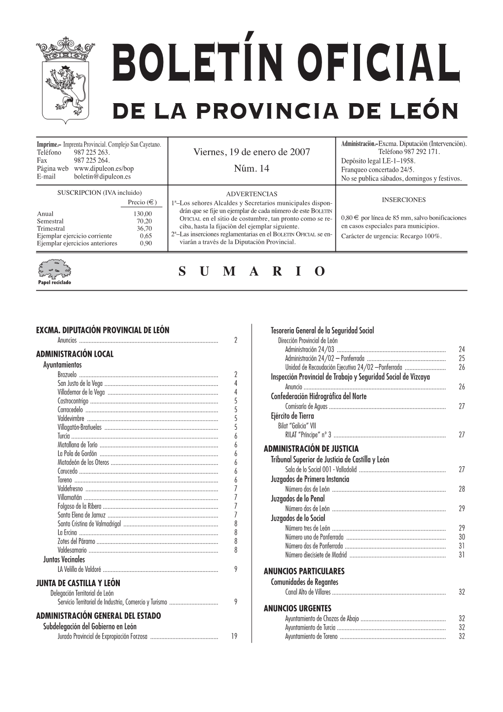 De La Provincia De León