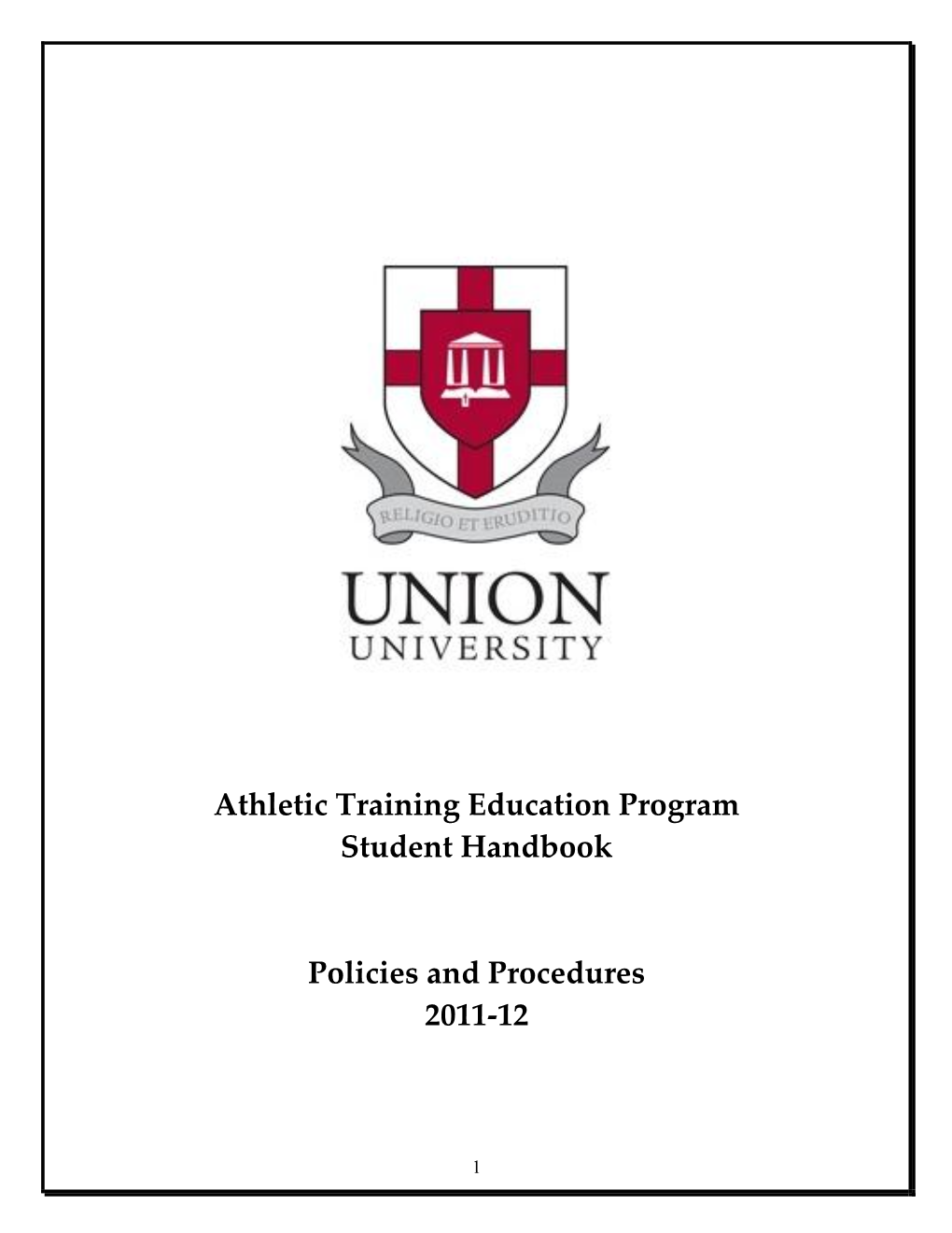 Union University Student Handbook