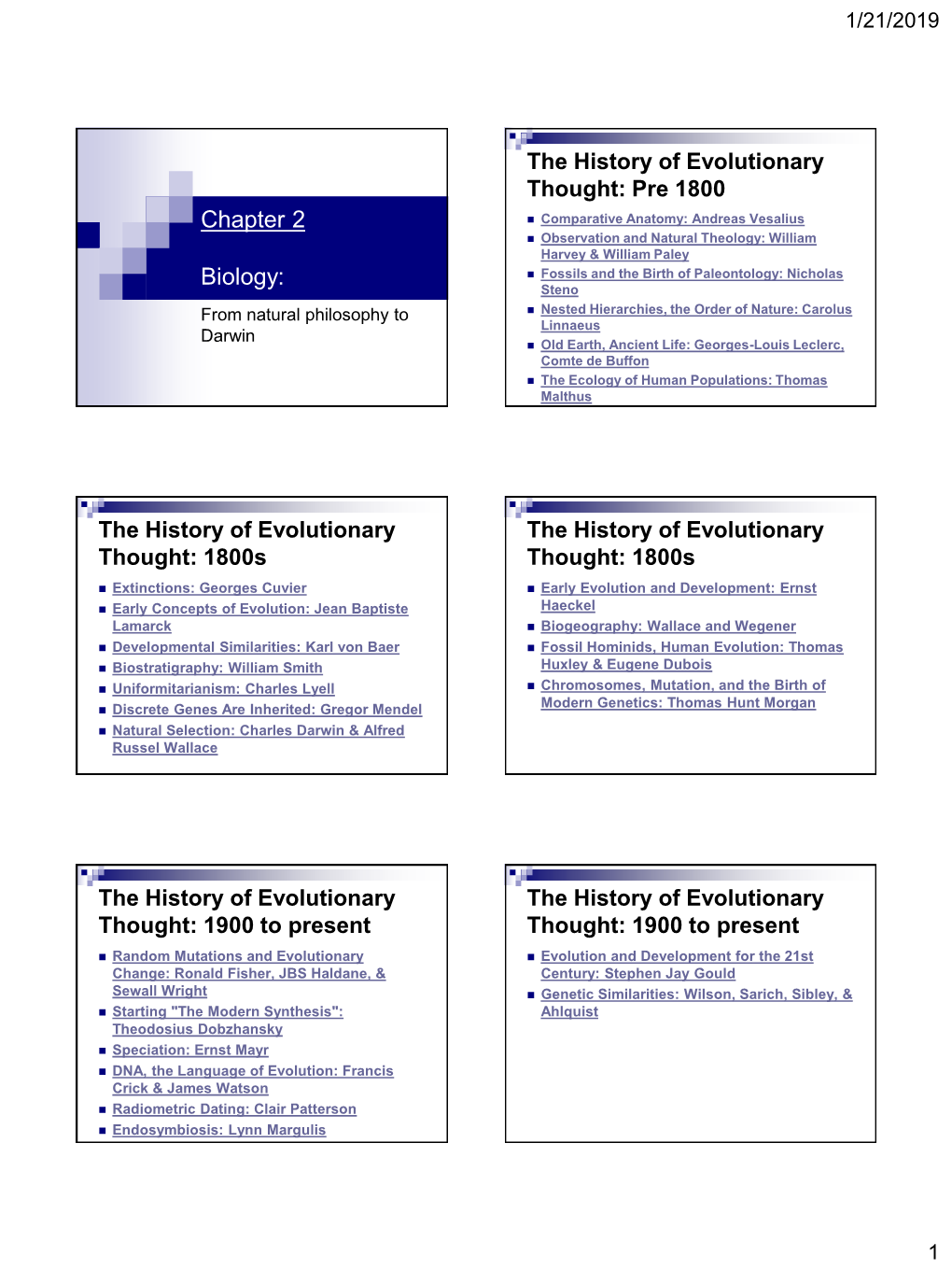 Chapter 2 Biology: from Natural Philosophy to Darwin