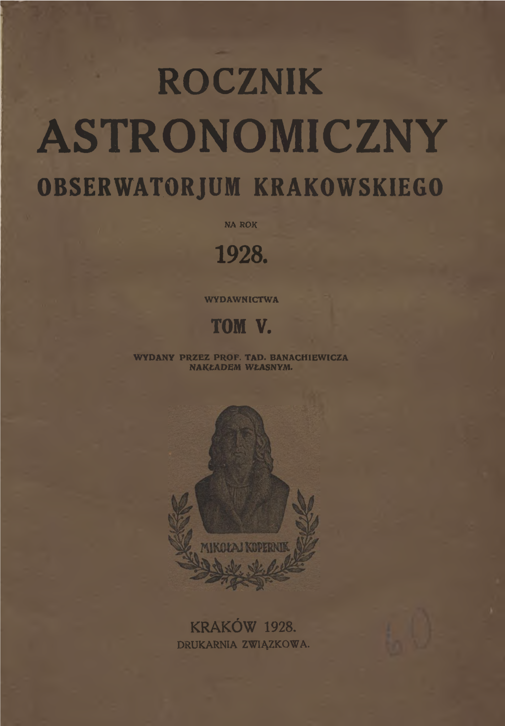 Astronomiczny Obserwatorjum Krakowskiego