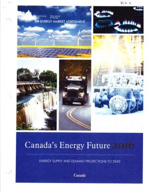 Canada's Energy Future