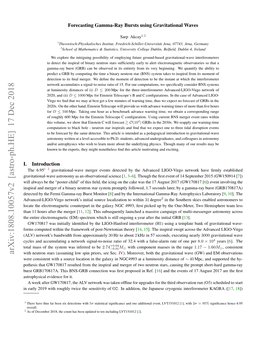 Arxiv:1808.10057V2 [Astro-Ph.HE] 17 Dec 2018 with Neutron Stars (Assuming Low Spin Priors, See Sec.IV)