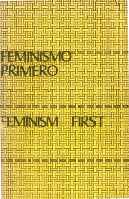 FEMINISM FIRST an Essay 011 Lesbian Separatism