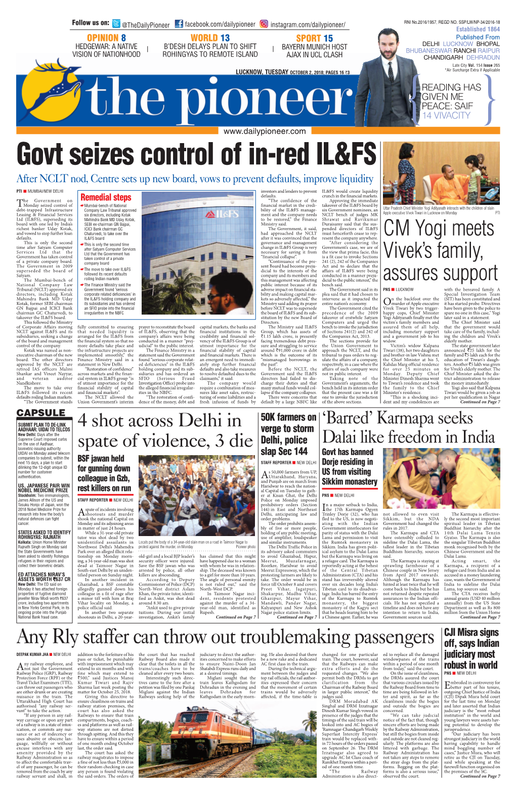 Govt Seizes Control of In-Red IL&FS